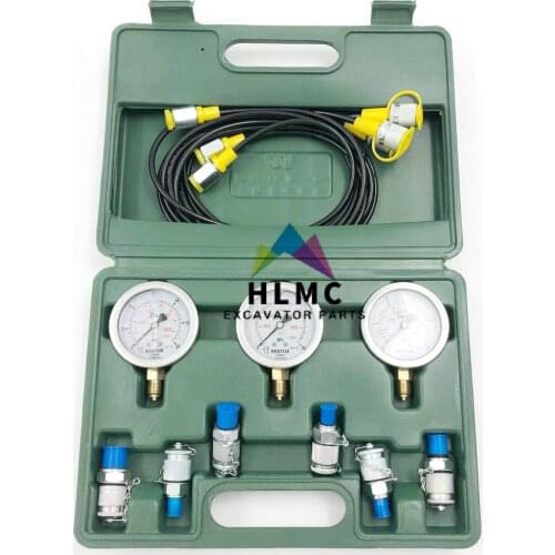 Hydraulic Parts Hydraulic Diagnostic Test Kits Hydraulic Pressure measurement kit Pressure testing kit 3 gauge