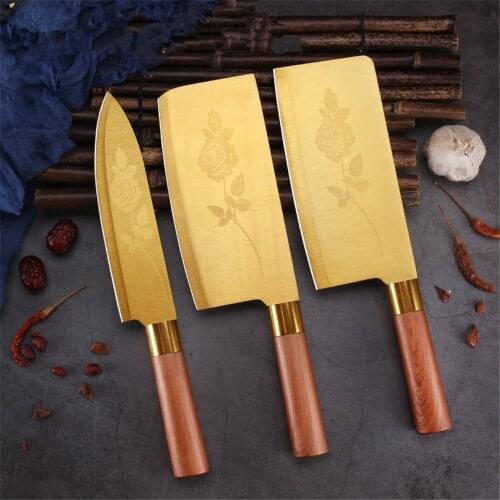 Cleaver Hunting Knife Kitchen Knife Stainless Steel Sharp Slicing Knife Chef Knife Butcher Machete Peeler Survival Sashimi Knife