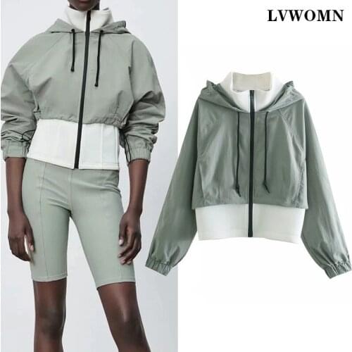 Женские куртки с капюшоном LVWOMN China At AliExpress