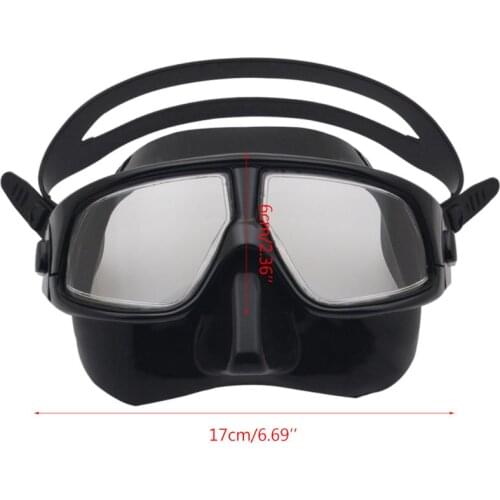 Y1UC Adult Scuba Diving Mask Silicone Freediving Goggles Underwater Salvage Snorkeling Mask Waterproof Fog Swimming Glasses