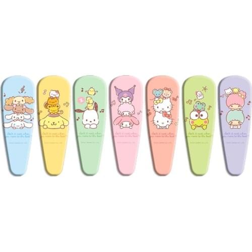 Kawaii My Melody Cinnamoroll Kuromi Sanrio Plush Plushie Cartoon Cute Dolls Baby Card Anime Plush Toys For Girls Birthday Gift