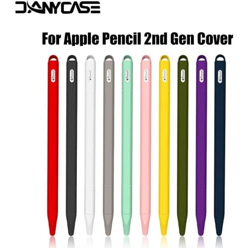 Soft Silicone Holder Apple Pencil Case For Apple Pencil 2nd Generation Pencil Skin iPad Touch Screen Pen Cover iPad Accessories