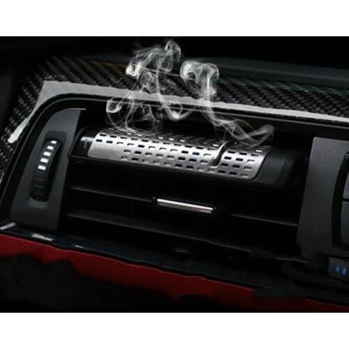 For BMW Air Freshener In the Car Air Outlet Perfume Clip 2 Smell Solid Original Diffuse Holder Flavoring Car Fragrance Stick