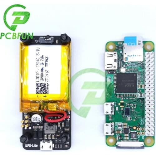New UPS Lite V1.2 UPS Power HAT Board With 1000mAh Polymer Lithium Battery Electricity Detection For Raspberry Pi Zero