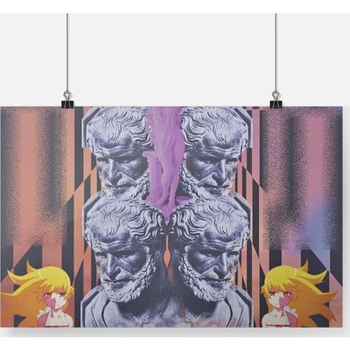 Sculpture Aesthetics Anime Poster Framed Wooden Frame Canvas Painting Wall Art Decor Room Bedroom Study Home Decoration Prints