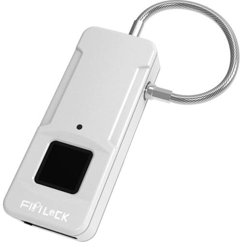 Fipilock Bluetooth Fingerprint Lock Mobile APP Smart Lock Electronic Padlock For Home Luggage Dormitory Locker Warehouse Door