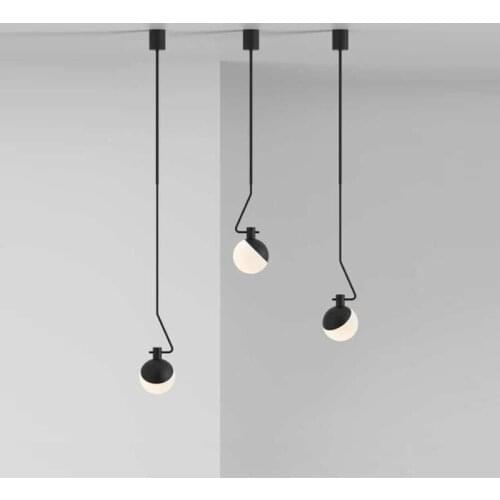 Modern Led Pendant Lights Indoor Lighting Dining Room Lamp Black Minimalist Pendant Lamps Home Decoration Lighting E27 S