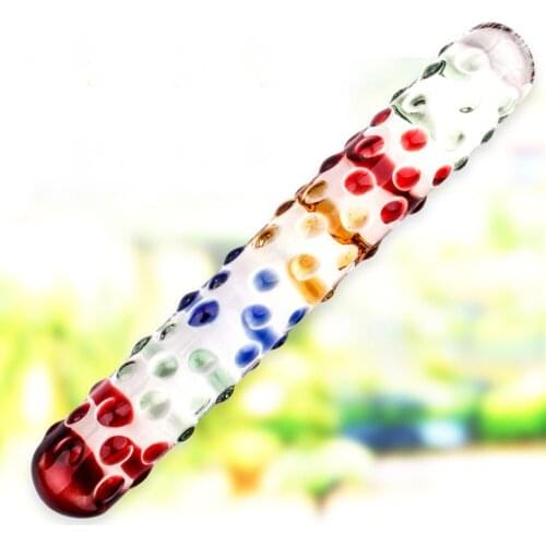 Pyrex Glass Dildo Artificial Penis Dick Cool Crystal Anal Bead Plug Sex Toys for Women Vagina G Spot Massager Adult Products