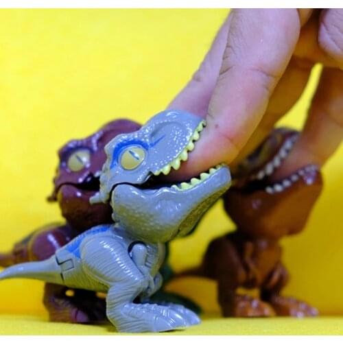 1pc Finger Dinosaur Egg Toy Creative Tricky Tyrannosaurus Model Dinosaur Toy
