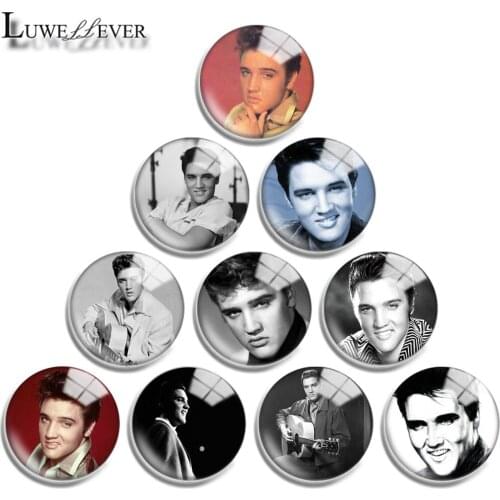 10mm 12mm 16mm 20mm 25mm 30mm 729 Celebrity Mix Round Glass Cabochon Jewelry Finding 18mm Snap Button Charm Bracelet