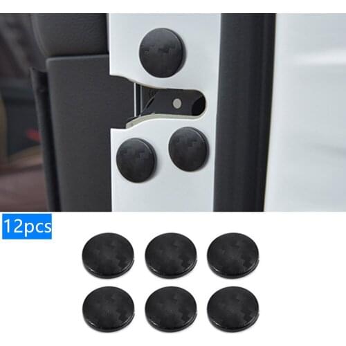 12pcs Car Door Lock Screw Protector Cover Door Screw Cover Car Modified Door Screw Protection Cap Rust Screw Cover