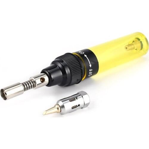1300 Celsius Butane Gas Welding Irons Welding PenDIY Tool Gas Soldering Iron Gun Blow Torch Cordless Solder Iron Pen