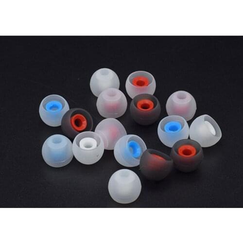 2 Pcs/Pair 12mm Ear Pads For Headphones Earphone Tips Silicone Ear Tips Small In-ear Earphone Covers Earbuds Eartips Accessories