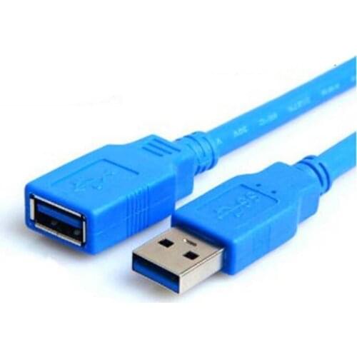 2pcs Computer USB3.0 data cable USB3.0 extension cord 1.5 meters USB3.0 to 2.0 lines 1.5M