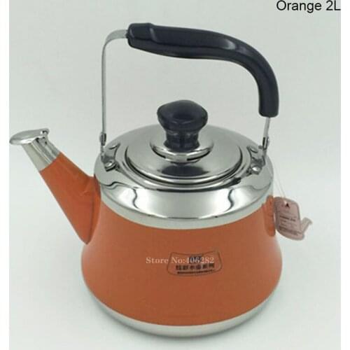 2L3L4L5L6L7L Induction Cooker Kettle Whistling Kettle Stainless Steel Outdoor Pot Boil loire Camping Gas Stove Kettle Cooking