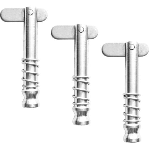 3pcs Stainless Steel Spring Loaded Release Pin For Boat Top Deck Hinge