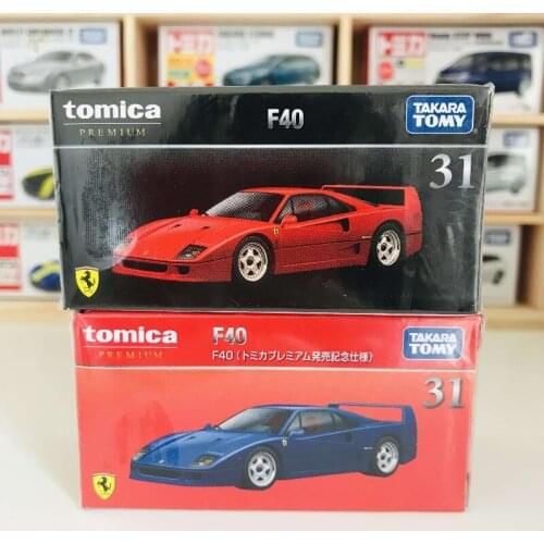 Tomy Tomy Car Ferrari F40 TP31 black box TOMICA Japan alloy car model toy