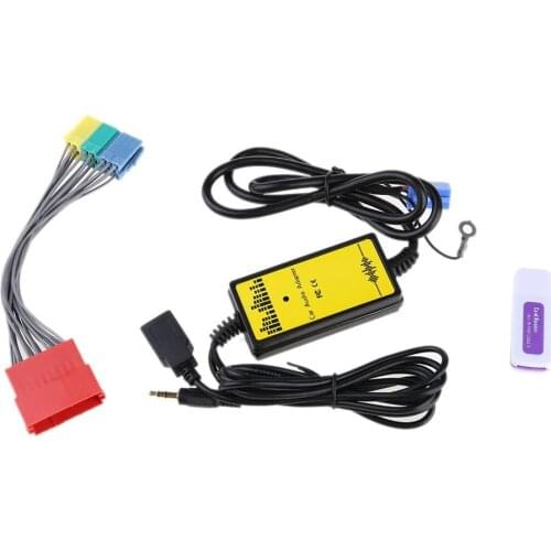 Car Audio CD Adapter Changer MP3 Interface AUX SD USB Data Cable 2x6Pin For Toyota Camry Corolla Matrix