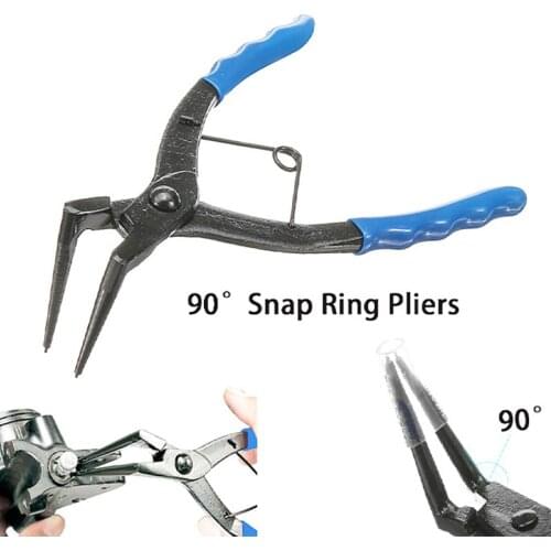 Free Ship! Snap Ring Pliers Circlip Plier Crimp Tool Internal External Ring Remover Retaining Repair Tool 90 Degree Bent Needle