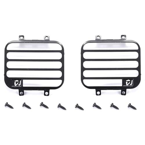 For MN D90 D99S MN99S 1/12 RC Car Upgrade Parts Front Light Lamp Guards Headlight Cover Guard Grille Accessories