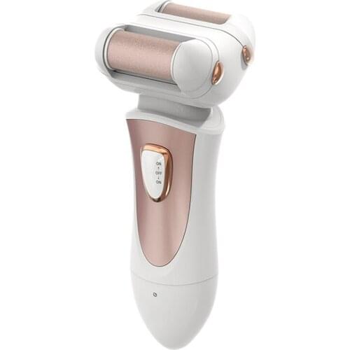 Rechargeable Electric Foot File Pedicure Dead Skin Callus Remover Feet Grinder Calluses Exfoliating Peeling Dual Grinding Head