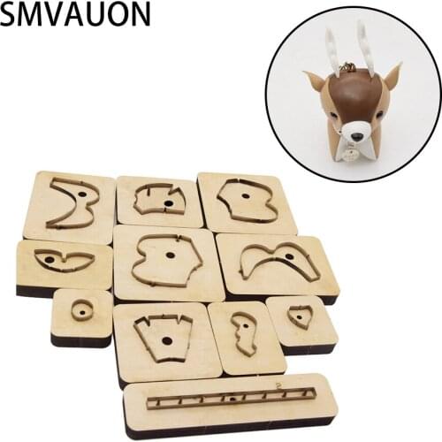 Leather Tool Japanese Steel Knife Deer Jewelry Diy Can Be Customized Leather Die-cut Laser Machine Cutting Leather Craft SMVAUON