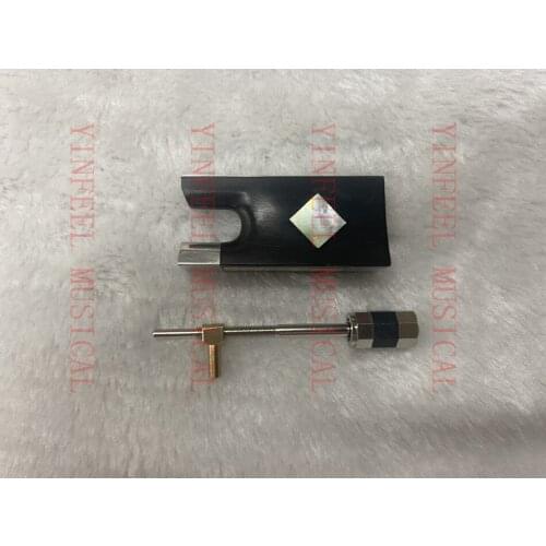 Square Violin Bow Frog for 4/4 ebony Violin Designed for 4/4 violins Bow Parts Replacement Accessories