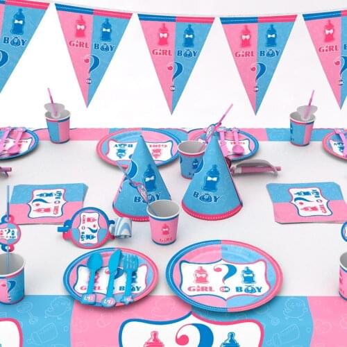 Reveal Gender Tableware Girl or Boy Latex Balloon Baby Shower Confetti Balloons Christening&Baptism Babyshower Balon