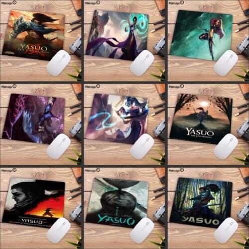 Mairuige 220*180*2mm Promotion 3D Sexy Mousepad Gaming Speed Rubber Mouse Pad for Gamer Anime Riven Yasuo League of legends