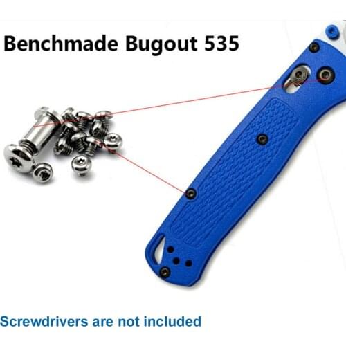 Direct Fit Screws Spindle Set Modification Replacement Tool Parts Folding Pocket Titanium Alloy Mount Accessories For Bugout 535