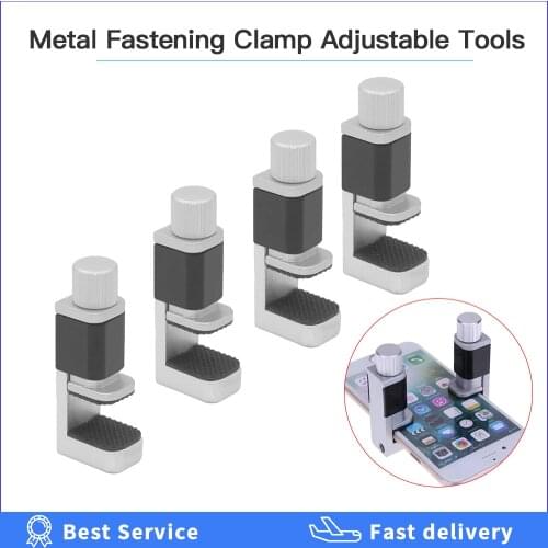 4/6/8Pcs lcd Screen Fixing Fixture Clip Set Mobile Phone Fixed Repair Tools Metal Fastening Clamp Adjustable Tools for iphone