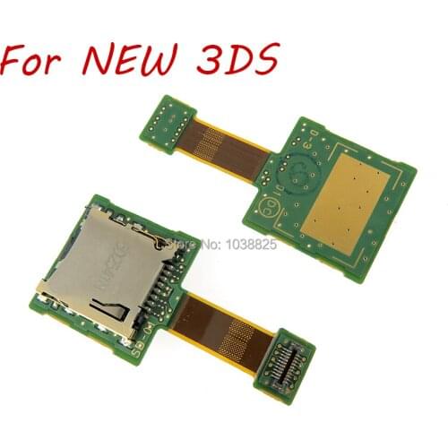 Original SD Card Reader Slot Holder Socket Replacement Repair Parts For Nintendo NEW 3DS W/ Flex Cable with board