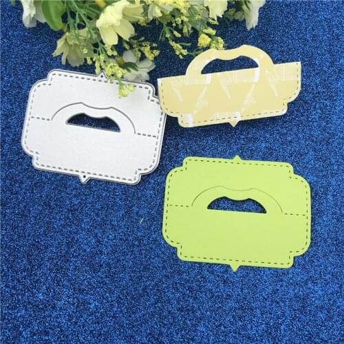 Gift card box Metal Cutting Dies Stencils for DIY Scrapbooking Album Paper Card Decorative Craft Embossing Die Cuts