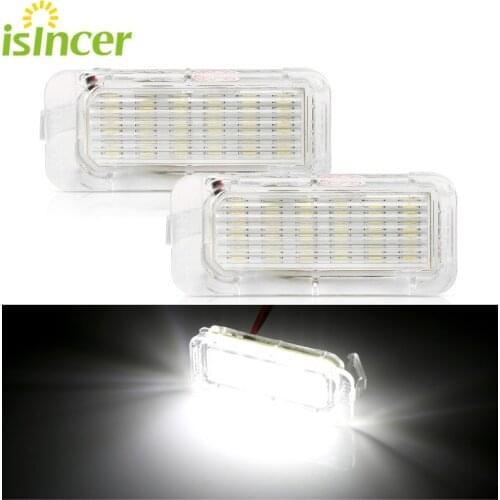 2 pieces LED License Plate Light Car Truck License Number Plate Light For Focus 3 C MAX S MAX Mondeo 4 Galaxy KUGA 7903 Fiesta
