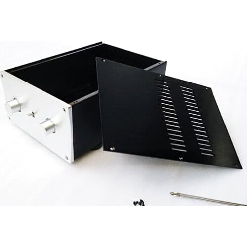 BZ2212S Full aluminum amplifier chassis / Preamp DIY case / power supply box / tube amp Enclosure 220*120*311mm
