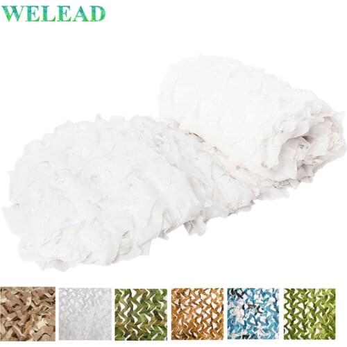 WELEAD 1.5x4 Camouflage Net Mesh Army Camo Hide Mesh Garden Birding Decor Awning Car Cover Decoration Shading Camo Network Tent