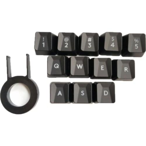 12Pcs Bump Keyboard Keycaps for logitech G413 G613 G910 G810 G310 Backlit Keycap LX9B