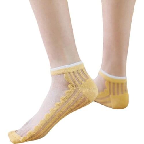 2021 summer thin socks low cut cotton ankle on the invisible breathable sweat absorption