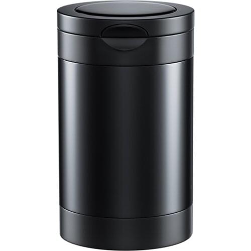 Car Ashtray Portable Detachable Car Ashtray With Lid LED Light Indicator Car Ashtray_frosted Black/Gray