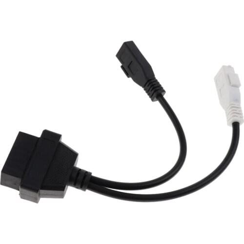 Car Vehicles 2x2 Pin Adapter Interface Cable OBD2 OBDII Conversion Kit For VW Audi Seat