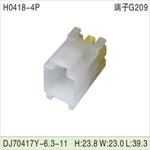 Free shipping 500pcsDJ70417Y-6.3-11 4Pin 6.3mm AMP Car Electrical Wire Connectors for VW,BMW,Audi,Toyota,NISSAN AND other