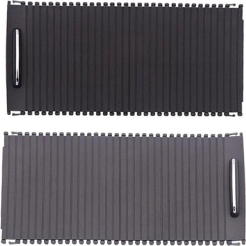Cup Holder Roller Blinds Central Control Zipper Storage Box Trim Center Console Cover Sliding Shutter Door For Class C W204 S204