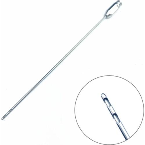 Two Hole Inject Cannula Micro Cannula Liposuction Cannulas Liposuction Surgery