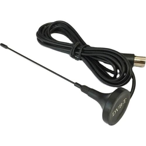 DVB-T suck antenna indoor TV aerial magnetic base 3m cable TV connector