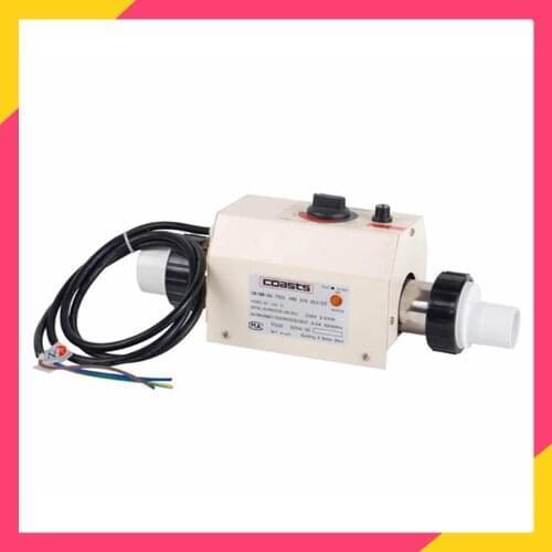 220V 3KW Electric Water Heater Thermostat for Swimming Pool Bathtub SPA Bath For Massage Hot Tub and Jacuzzi