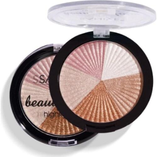 Face Highlighter Palette Makeup Powder Glitter Palette Makeup Glow Face Contour Five-color Lazy Face Highlight Shadow