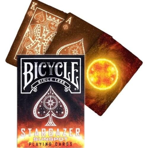 Bicycle Stargazer Sunspot Playing Cards Space Deck USPCC Collectible Poker Magic Card Games Magic Trick Props for Magician