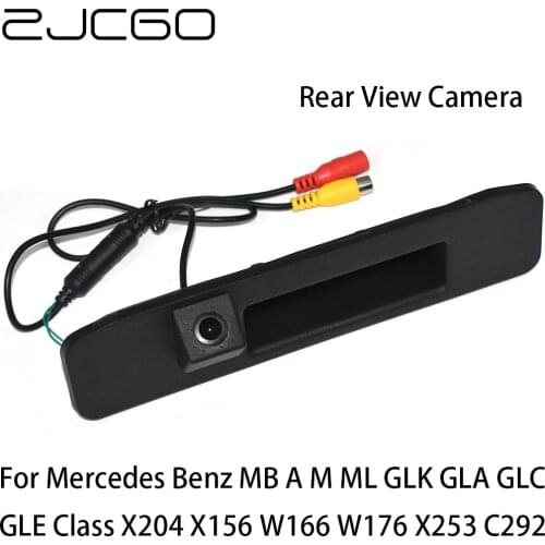 ZJCGO Car Rear View Reverse Back Up Parking Trunk Handle Camera for Mercedes Benz MB A M ML GLK GLA GLC GLE Class X204 W166 W176