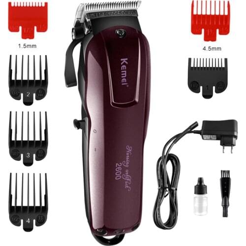 Kemei KM-2600 Carbon Steel Head Electric Razor professional hair clipper Trimmer Powerful Hair Shaving Machine Hair Cutting Tool