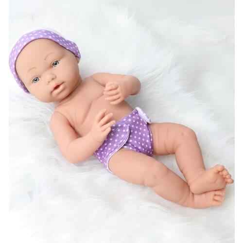 16 inch lifelike bebe reborn doll newborn waterproof toys 40cm Full body Simulation soft Silicone Cute dolls for toys kids gift